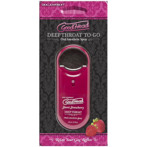 Goodhead to Go Deep Throat Spray - Sweet Strawberry  2