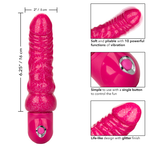 Naughty Bits Lady Boner Bendable Personal Vibrator  5