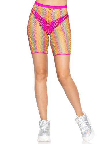 Ombre Rainbow Biker Shorts - One Size - Rainbow  4