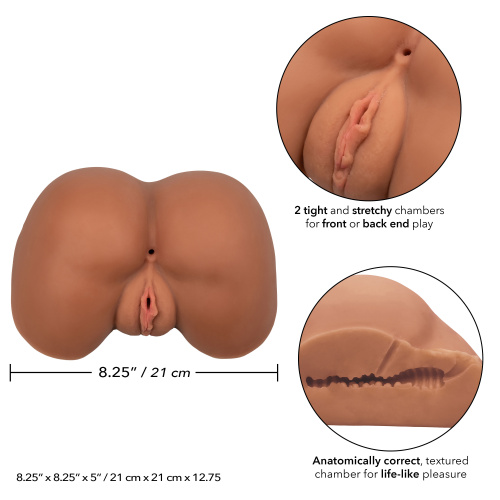 Stroke It Life-Size Ass - Brown  5