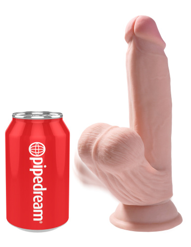 7 Inch Triple Density Cock With Swinging Balls - Light  5