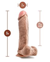 Dr. Skin - Mr. Magic - 9 Inch Dildo With Balls -  Beige