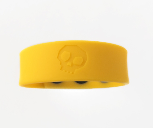 Boneyard Silicone Cock Strap 3 - Snap Ring - Yellow  4