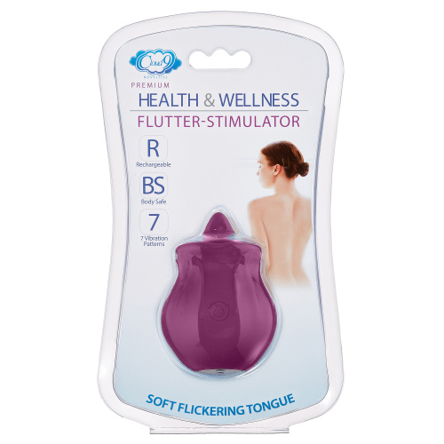 Health and Wellness Flutter Oral Tongue Stimulator Purple  2