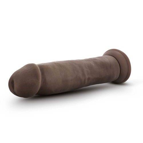 Dr. Skin Plus - 9 Inch Posable Thick Dildo -  Chocolate  2