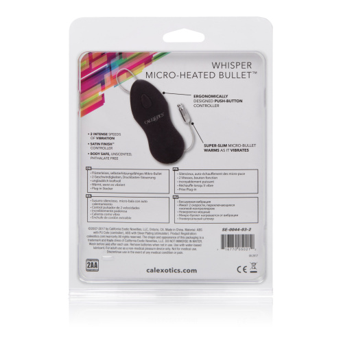 Whisper Micro Heated Bullet - Black  3