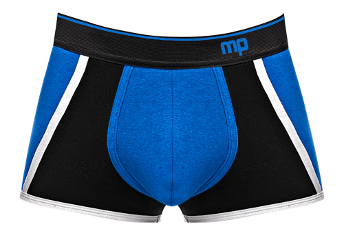Retro Sport Panel Short - Small - Blue/ Black  5