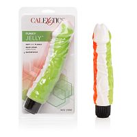 Funky Jelly Vibe 8 Inches - Orange/green