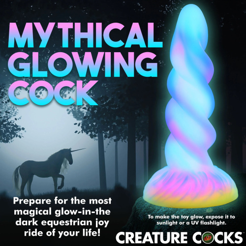 Moon Rider Glow-in-the-Dark Unicorn Dildo  4