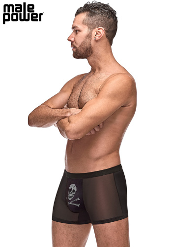 Private Screening Skull Pouch Short Black  3