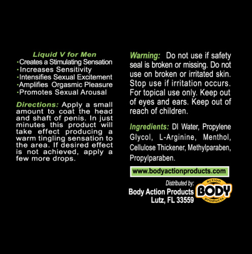 Liquid v for Men - 6 Pack Display  2