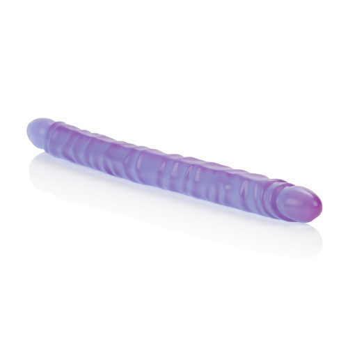 Slim Jim Duo 17 Inches Veined Super Slim Dong - Purple  2