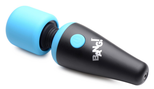 10x Vibrating Mini Silicone Wand - Blue  3