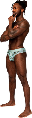 Sheer Print - Sheer Thong - Small/medium - Flamingo  2