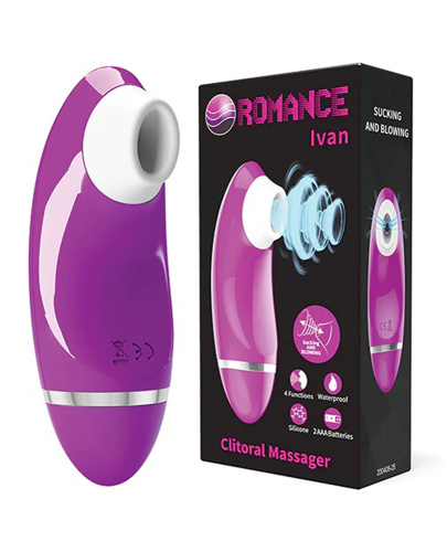 Pretty Love Romance Ivan Sucking Clitoral Massager - Fuchsia  5