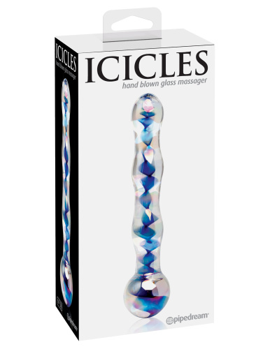 Icicles No. 8 - Clear / Blue  2