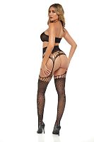 Red Flag 2 Pc Bra Set - One Size - Black