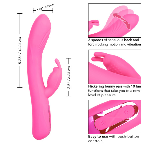 Jack Rabbit Elite Rocking Rabbit - Pink  4