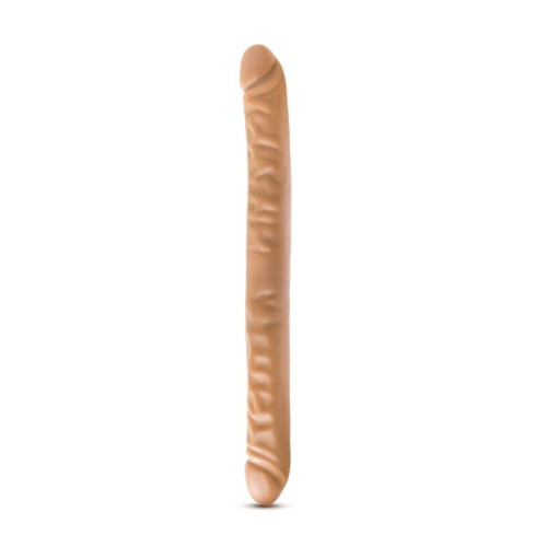 Dr. Skin - 18 Inch Double Dildo - Mocha  4