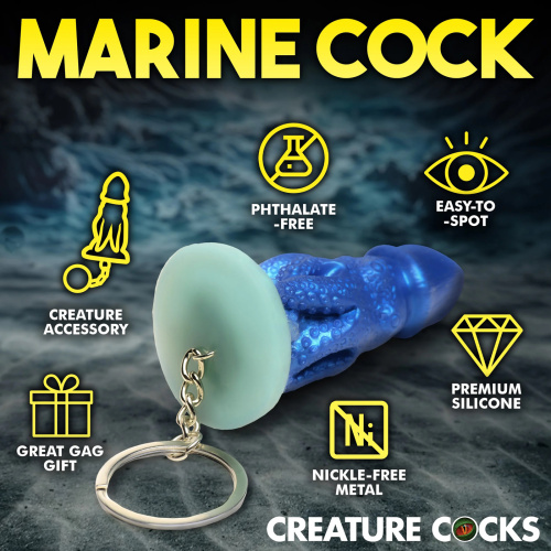 Cocktopus Keychain - Blue  4