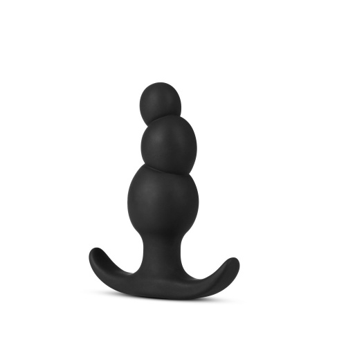 Anal Adventures Platinum - Stacked Plug - Black  3