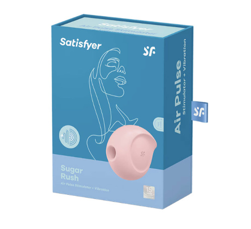 Satisfyer Sugar Rush - Air Pulse Stimulator Plus  Vibration - Rose  3