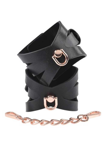 Brat Handcuffs - Black / Rose Gold  5