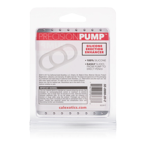 Precision Pump Silicone Erection Enhancer - Clear  2