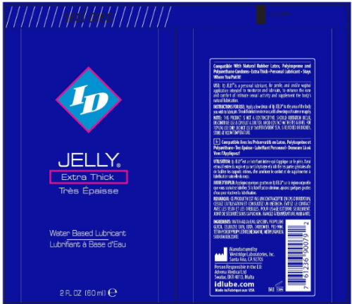 ID Jelly Extra Thick Water Based Lubricant 2 Oz  2