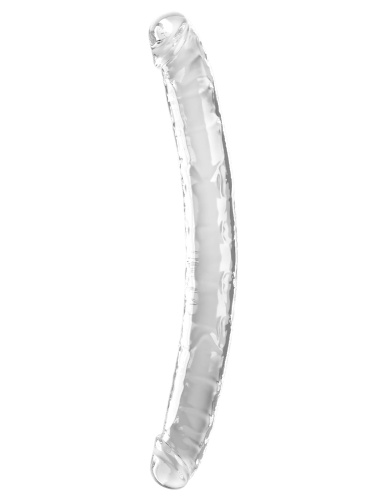 18 Inch Double Dildo - Clear  4