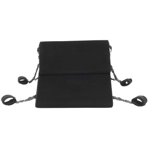 Bondage Cushion Set Bondage Foam Wedge Pillow Set - Black  2