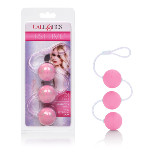 First Time Love Balls Triple Lovers - Pink  4