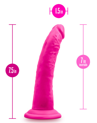 Au Naturel - Bold - Jack - 7 Inch Dildo - Pink  4