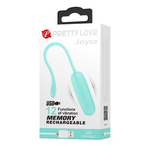 Pretty Love Joyce Vibrating Egg - Turquoise  2