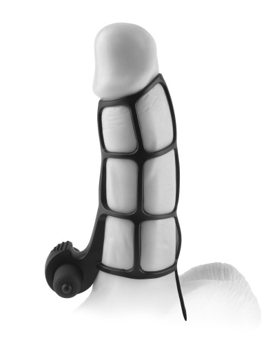 Fantasy X-Tensions Deluxe Silicone Power Cage  - Black  4