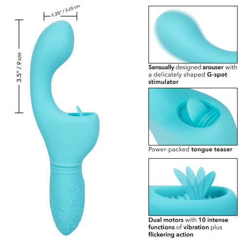 Rechargeable Butterfly Kiss Flicker - Blue  2