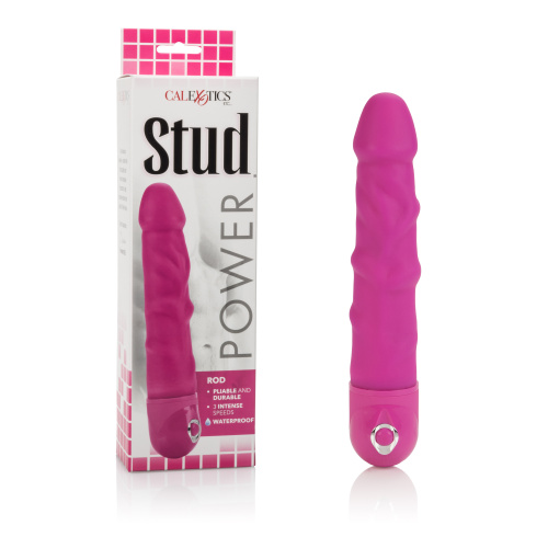 Waterproof Power Stud Rod Dong - Pink  5