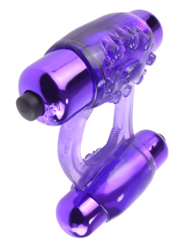 Fantasy C-Ringz Duo-Vibrating Super Ring Purple  2