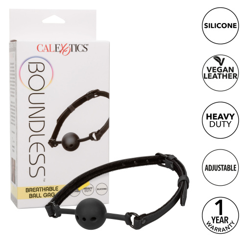 Boundless Breathable Ball Gag - Black  4