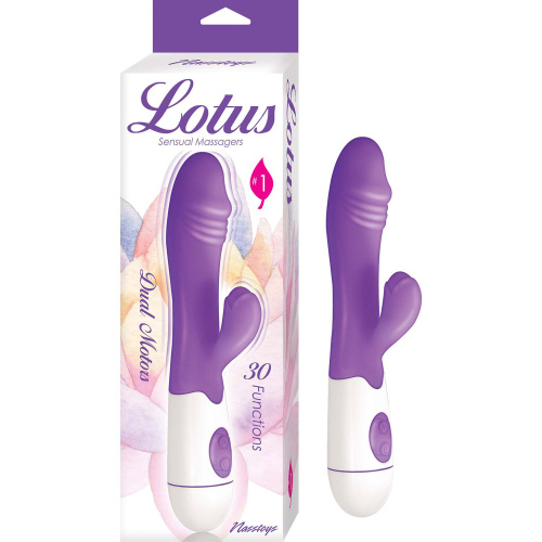 Lotus Sensual Massagers - Purple  2