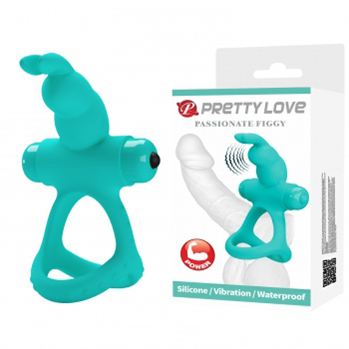 Passionate Figgy Penis Ring -  Turquoise  2