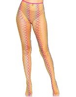 Ombre Rainbow Woven Net Tights - One Size -  Rainbow