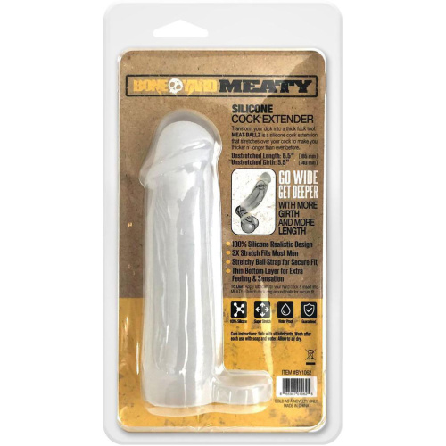 Meaty Cock Extender - Clear  4