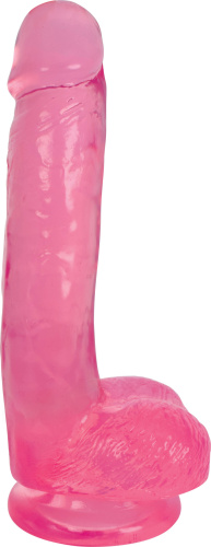 Lollicock 7 Inch Slim Stick With Balls - Cherry Ice  2