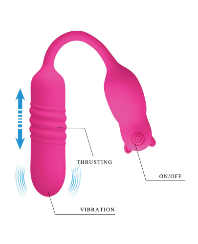 Pretty Love Nobikuma Thrusting Egg - Fuchsia  3