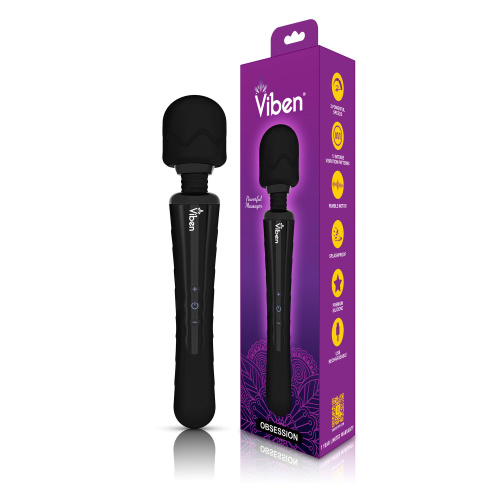 Obsession - Intense Wand Massager - Black  4