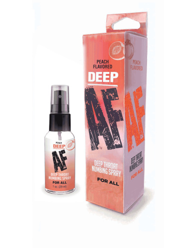 Deep Af Numbing Throat Spray 1 Oz - Peach  2