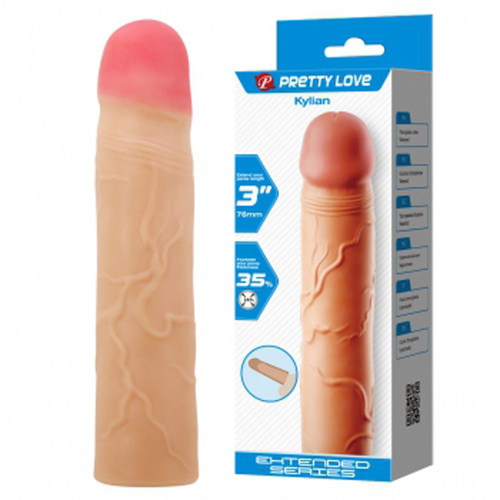 Kylian Extended Penis Sleeve - Light  2