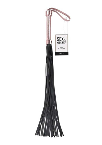 Brat Flogger - Black / Rose Gold  4