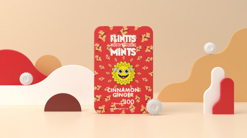 Flintts Mouth Watering Mints Cinnamon Ginger -  F-Strength 300  3